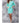 Women's Square Pattern Waffle Kimono Robe - Short Length | Color: Mint Green | Material: 65% Natural Cotton 35% Polyester | Available Sizes: Small/Medium, Large, XX-Large by SUMMA
