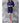 Women's Square Pattern Waffle Kimono Robe - Short Length | Color: Navy Blue | Material: 65% Natural Cotton 35% Polyester | Available Sizes: Small/Medium, Large, XX-Large by SUMMA