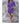 Women's Square Pattern Waffle Kimono Robe - Short Length | Color: Purple | Material: 65% Natural Cotton 35% Polyester | Available Sizes: Small/Medium, Large, XX-Large by SUMMA