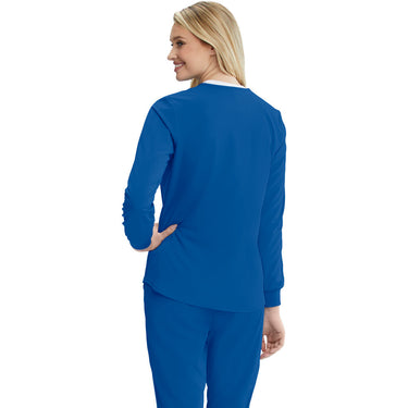 Women's Stability Warmup Scrub Jacket - Skechers Collection / Color - New Royal / Fit - Regular / Sizes - XS, S, M, L, XL, 2XL, 3XL by Barco Uniforms