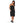 Women's Terry Velour Wrap with Snaps / Black / Regular
