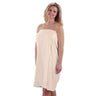 Women's Terry Velour Wrap with Snaps / Natural / 2XL