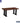 Wood ADA Locker Bench - 42-inch Wide by Salsbury – Dark Finish by Salsbury