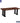 Wood ADA Locker Bench - 48-inch Wide by Salsbury – Dark Finish by Salsbury