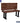 Wood ADA Locker Bench with back support - 48-inch Wide by Salsbury – Dark Finish by Salsbury