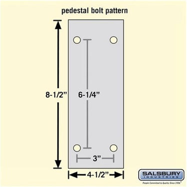 Wood Locker Bench - 72-inch - 14-inch Deep by Salsbury – Dark Finish – Bolt Mounted by Salsbury (view 2)