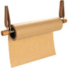 Wood Wall Mounted Paper Dispenser with Straps & Paper Roll