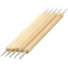 Wooden Nail Art Dotting Tool - Set of 5 Pieces