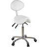 Xena Saddle Stool with Backrest by Shosh Spa Essentials