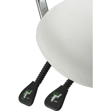 Xena Saddle Stool with Backrest by Shosh Spa Essentials