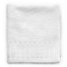 Zenith Collection Stylish Washcloth / 13" X 14" / White / 1 Dozen by The Turkish Towel Company