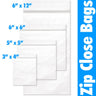 Zip Close Bag - 5" X 5" / 100 Pieces per Pack X 24 Packs = 2,400 Bags