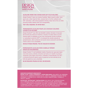Zotos Design Freedom - Firm Alkaline Perm for Tinted Hair