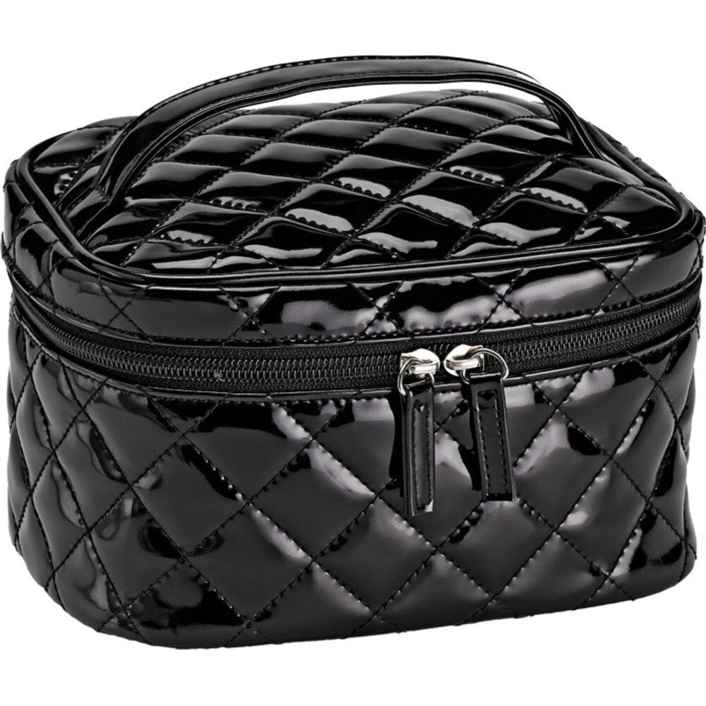 Quilted Medium Cosmetic Bag - Black Case of 12 (59941 X 12)