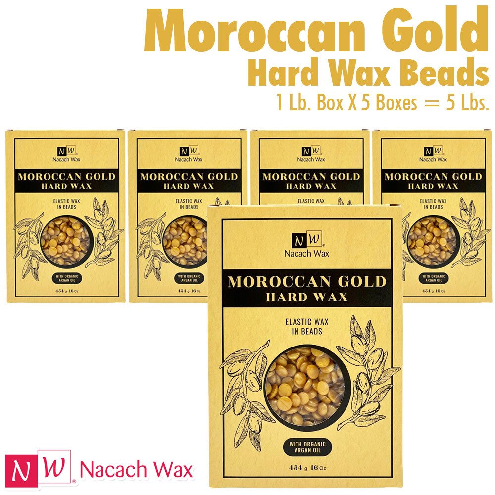 Wholesale Moroccan Gold Hard Wax with Argan Oil