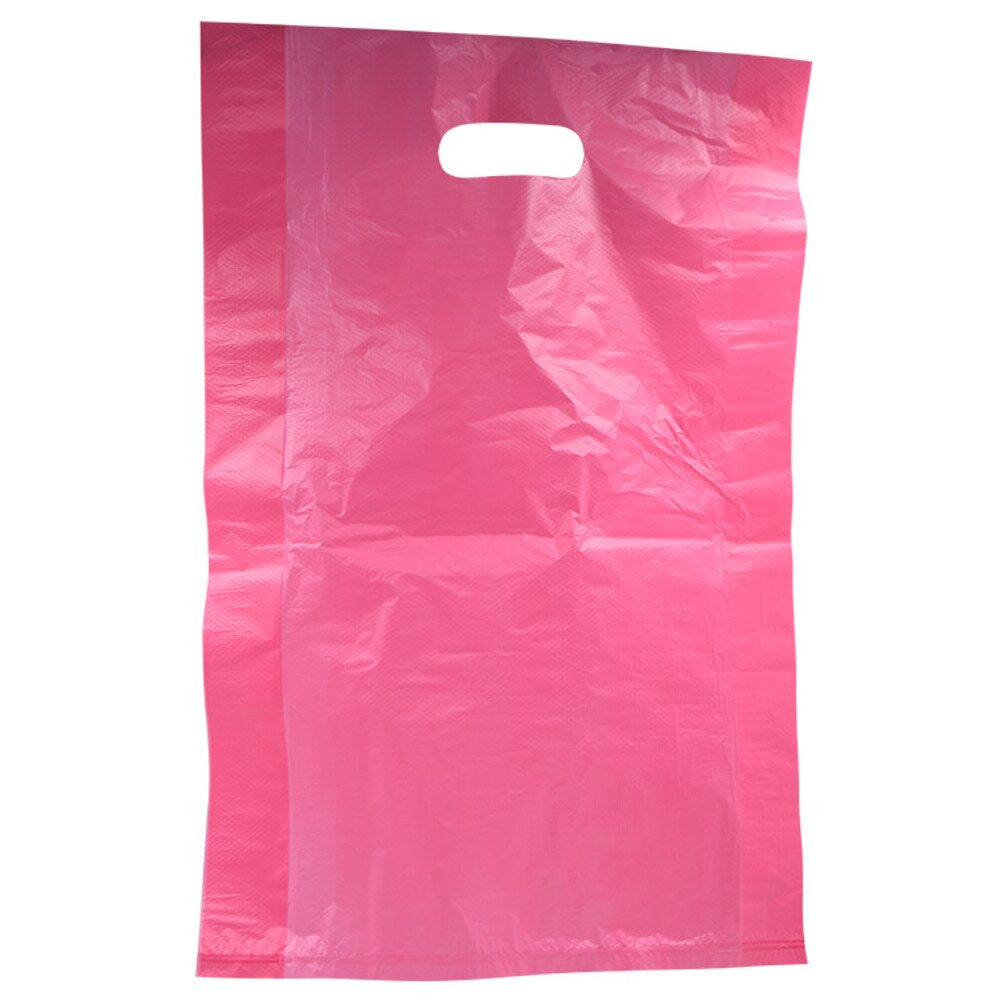 pink pvc bag