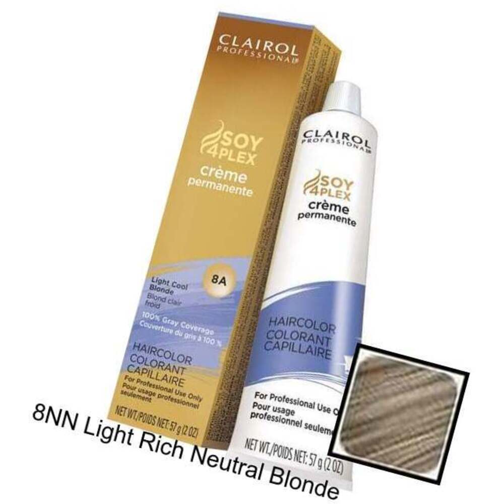 Clairol Professional Creme Permanente 8nn Light Rich Neutral Blonde 2 Oz 5208 