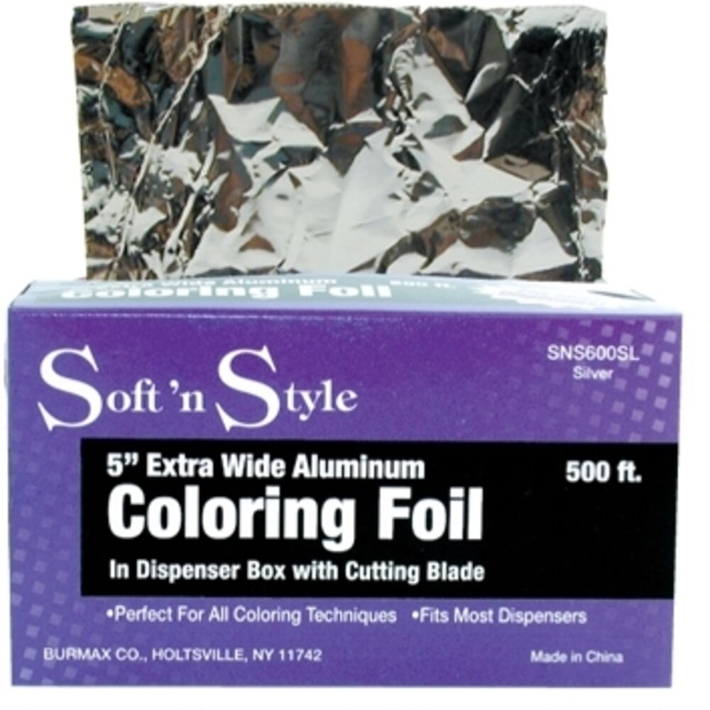 Ready to Use 5 x 11 Embossed Silver Pop-Up Foil Sheets. 500 ct. by Soft  'n Style